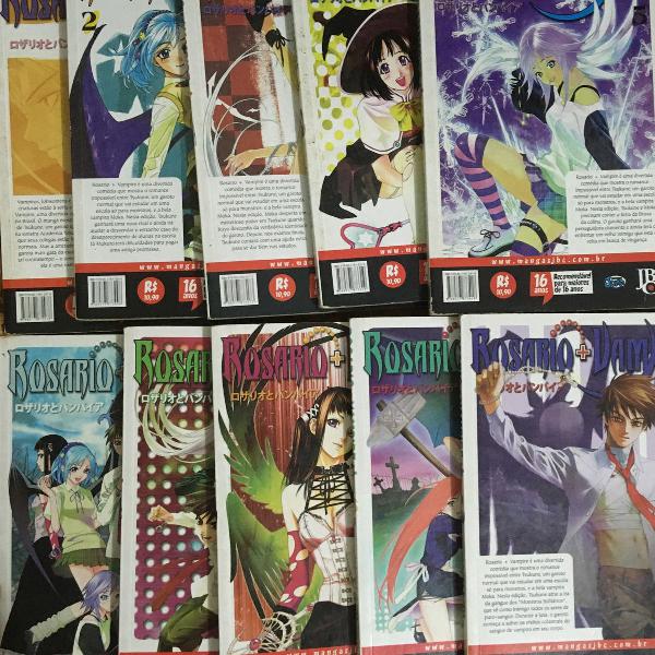 mangá rosário + vampire