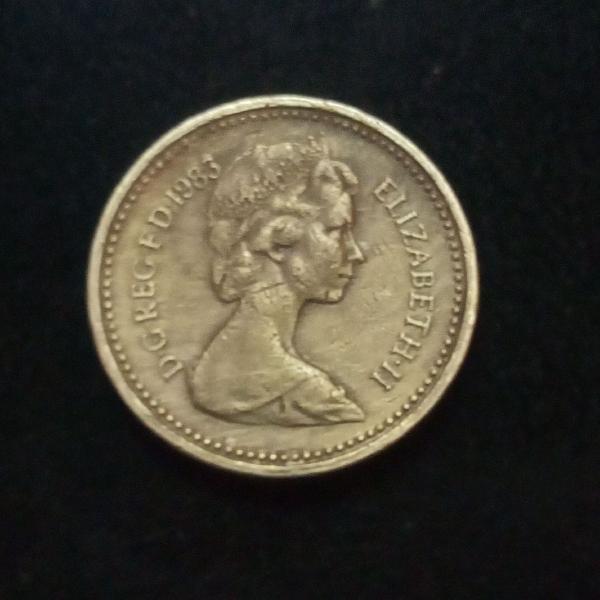 moeda inglêsa Elizabeth ll1983