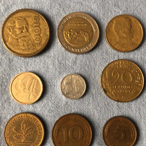 moedas antigas e históricas