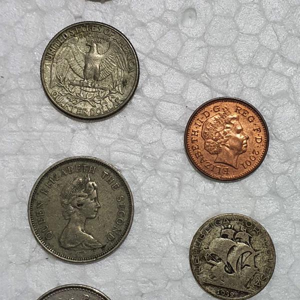 moedas cuba colombia singapura inglaterra peru turquia eua