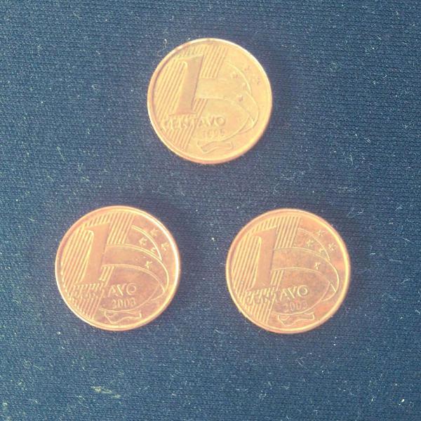 para os verdadeiros numismatas! 3 moedas
