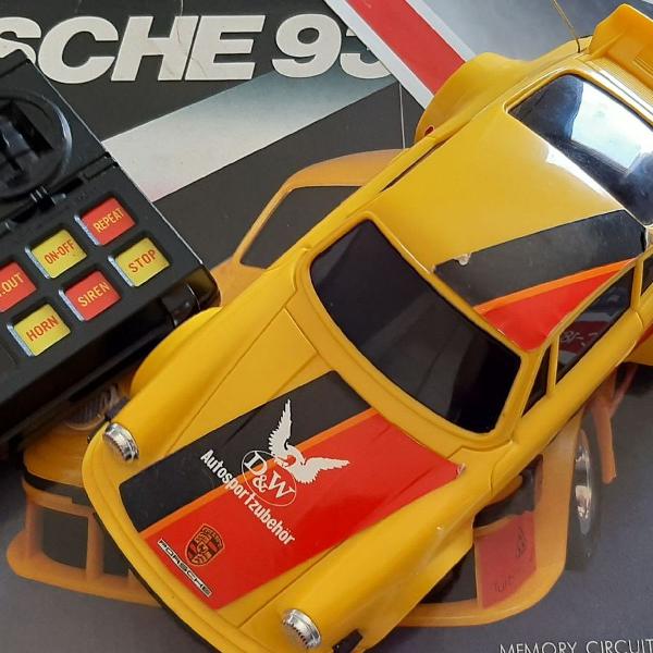 porshe de controle remoto anos 80 Vintage