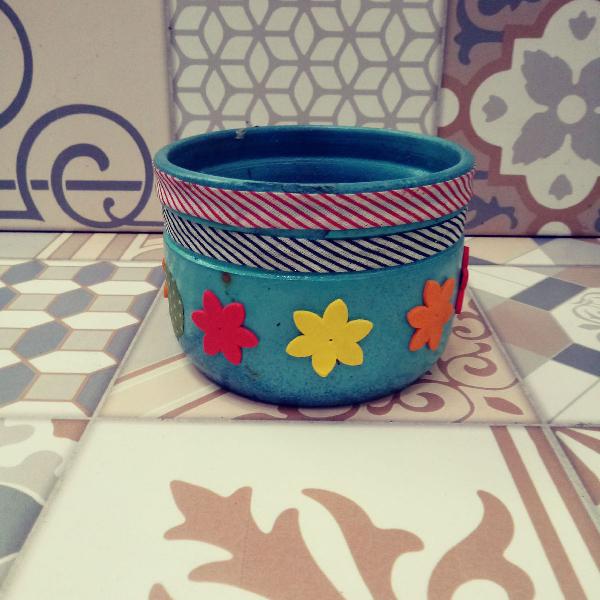 vasinho floral patchwork