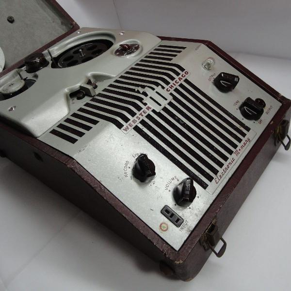 gravador de fio webster chicago modelo 180-1 - reliquia