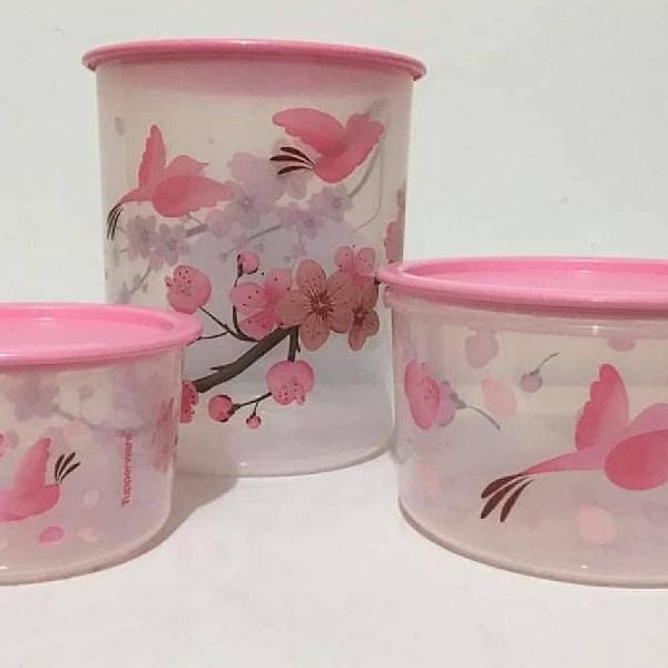 kit 3 tupperware Floral
