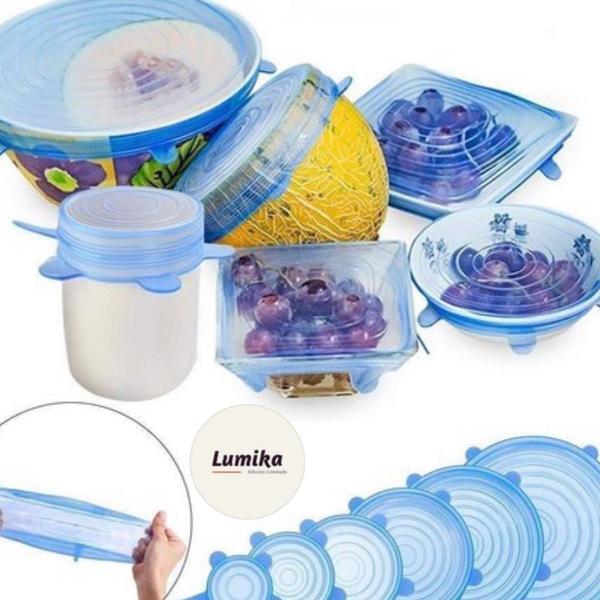 kit de 6 peças para armazenar comidas