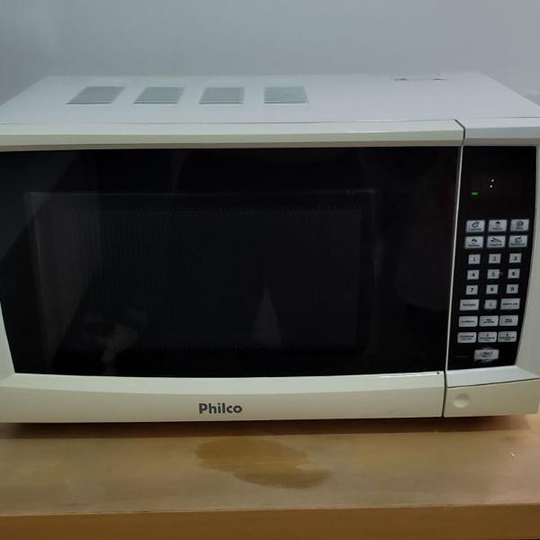 microondas branco philco pms24 20 litros