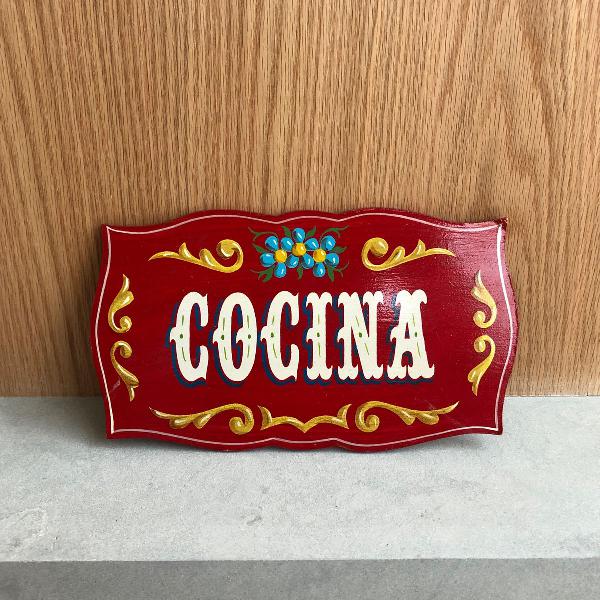 plaquinha cocina argentina