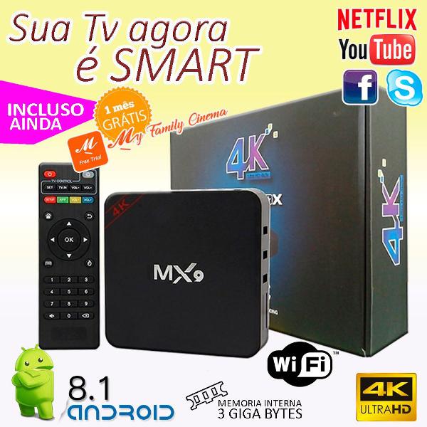 smart tv box tv android 9.1 4k 3gb ram 16