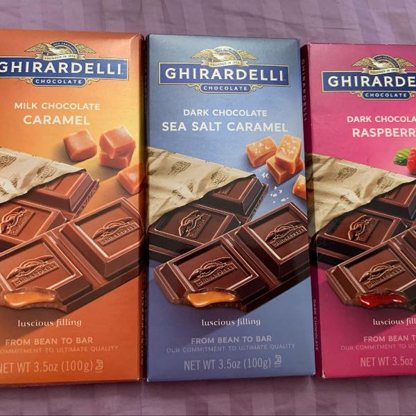 trio chocolates ghirardelli