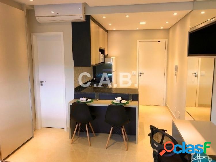 Apartamento novo mobiliado 1 dormitorio -Selenita Alphaville
