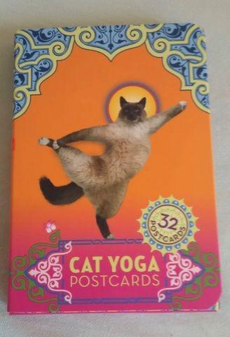 Cat Yoga Cartões Postais