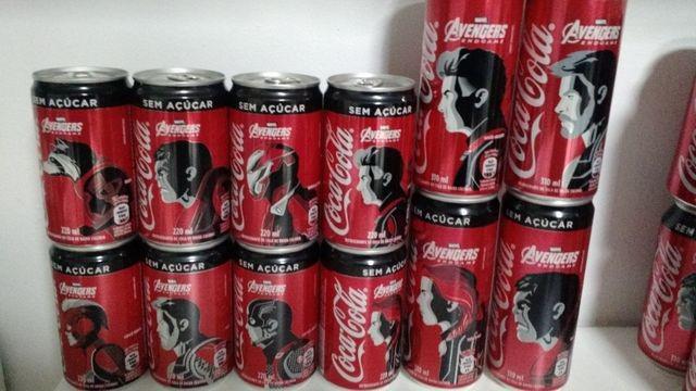 Coleção Coca Cola Vingadores completa
