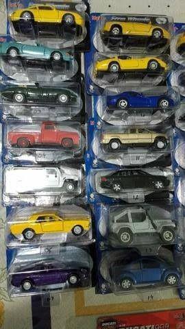 Coleção carrinhos miniaturas
