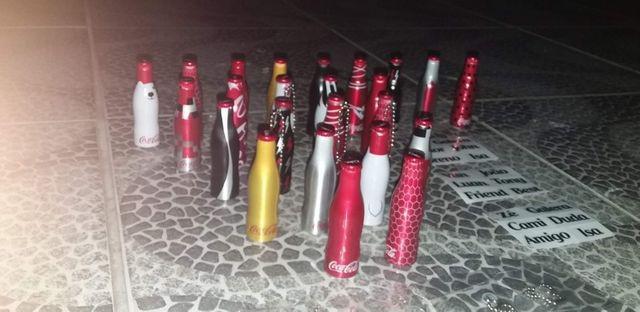 Coleção mini garrafinhas coca cola #Juntosadistancia