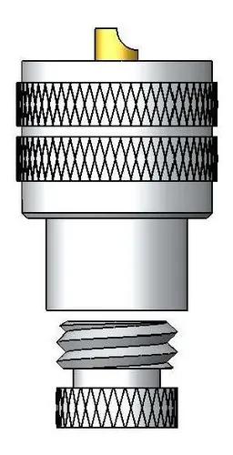 Conector Uhf Macho Pequeno Steelbras - Ap0018