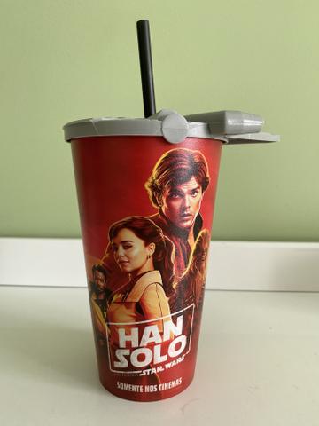 Copo Han Solo Star Wars - Colecionável Cinemark - Novo