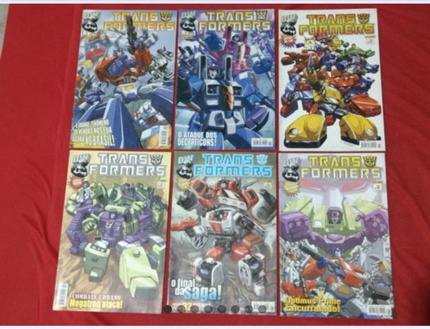 Gibi Transformers 1 A 6 - Panini Comics Hq - Conservado