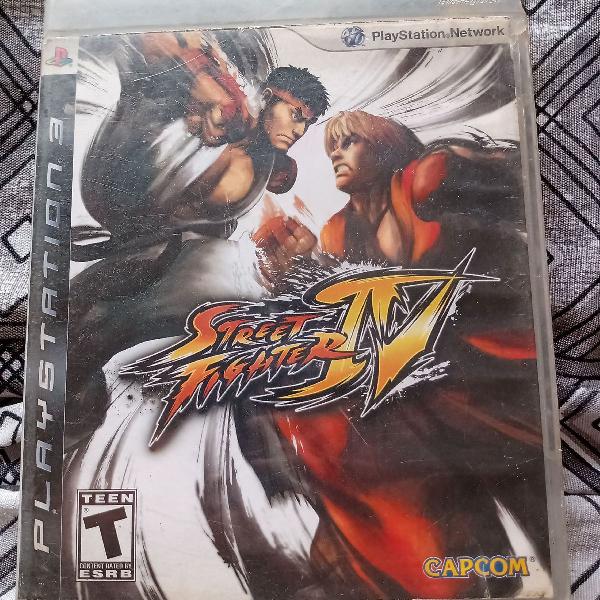 Jogo PS3 original, Street Fighter. IV