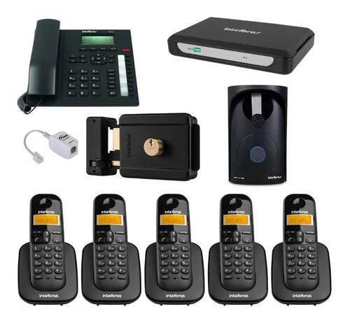 Kit Pabx Central Telefonica Minicom Plus Intelbras 6 Ramais