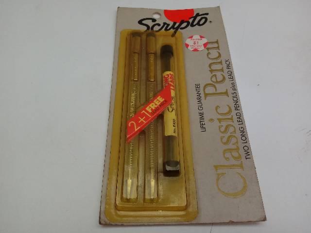 Lapiseiras antigas scripto classic pencil 1987 usa