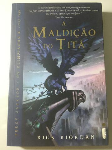 Livro A Maldição do Titã (Saga Percy Jackson)