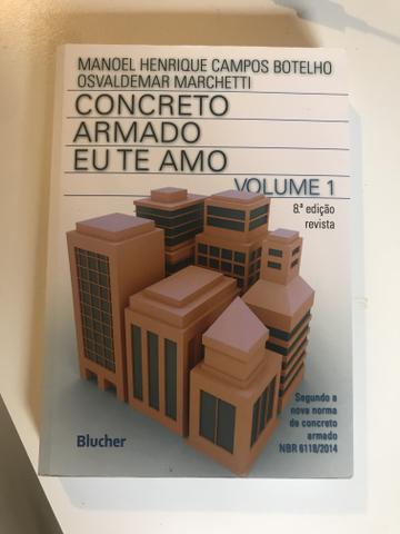 Livro Concreto Armado Eu te Amo
