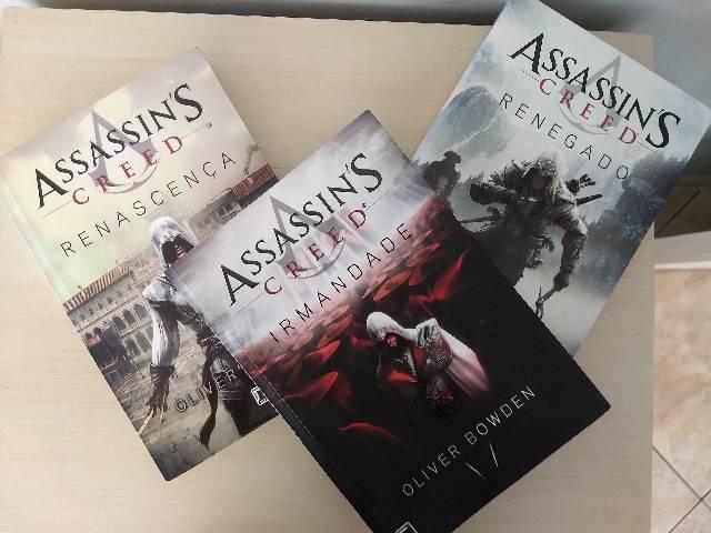 Livros Assassin's Creed Irmandade, Renascença e Renegado