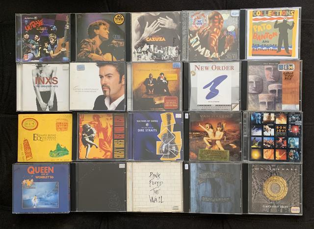 Lote 20 CDs Rock Reggae e Nacionais Bon Jovi Pink Floyd