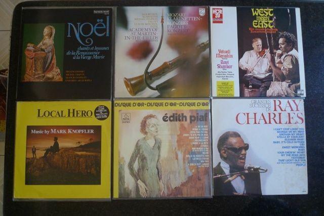 Lp Ray Charles e outros - clássicos - Lote 6 lps