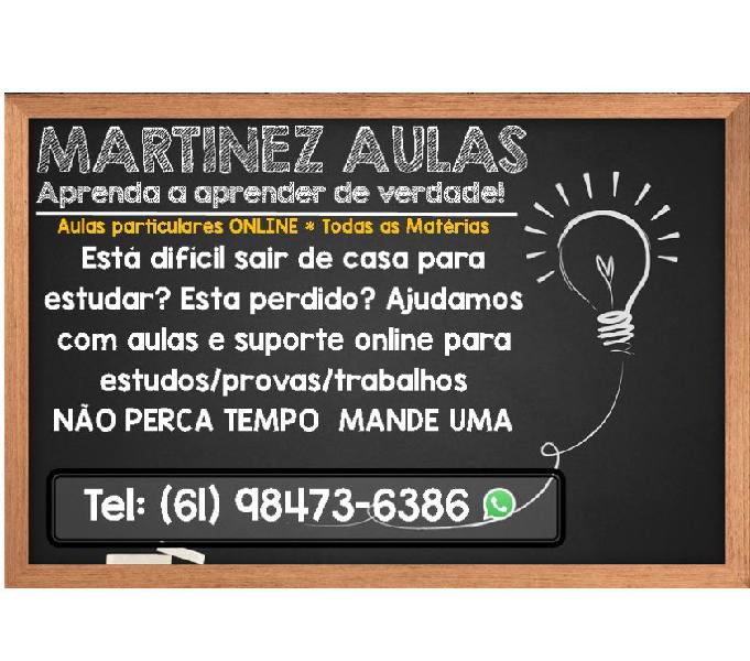 MARTINEZ AULAS - Aulas particulares Online