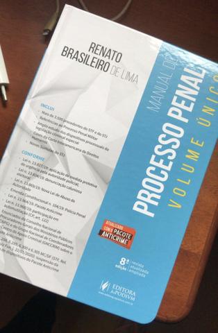 Manual de Processo Penal 2020 - Autor Renato Brasileiro