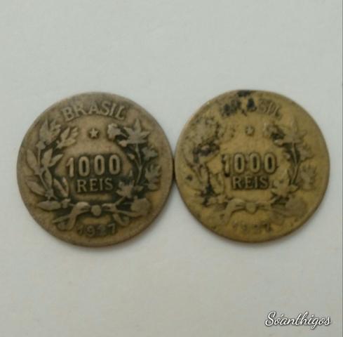 Moedas 1000 réis 1927