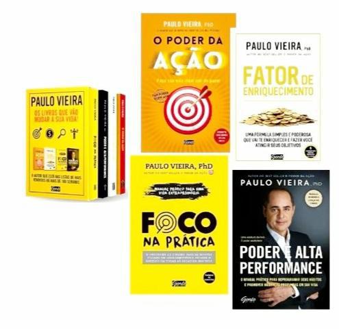 Paulo vieira 4 livros