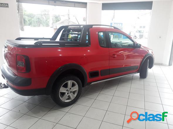 VOLKSWAGEN SAVEIRO CROSS 1.6 MI TOTAL FLEX 8V CE VERMELHO