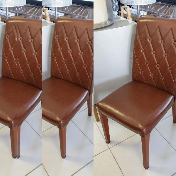 cadeira em couro