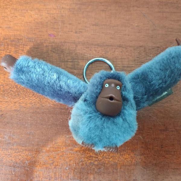 chaveiro macaco kipling azul escuro