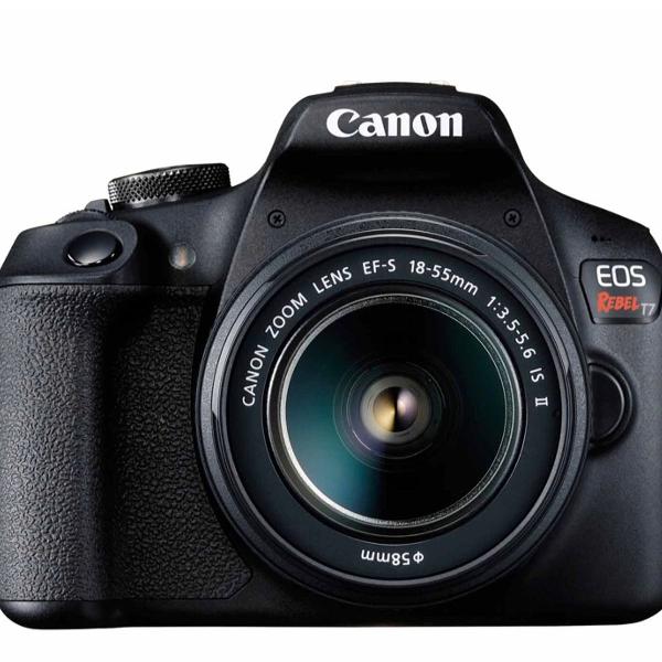 câmera digital canon eos rebel t7 dslr com 24.1 mp, 3",