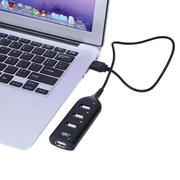 conectos hub usb 4 saidas preto