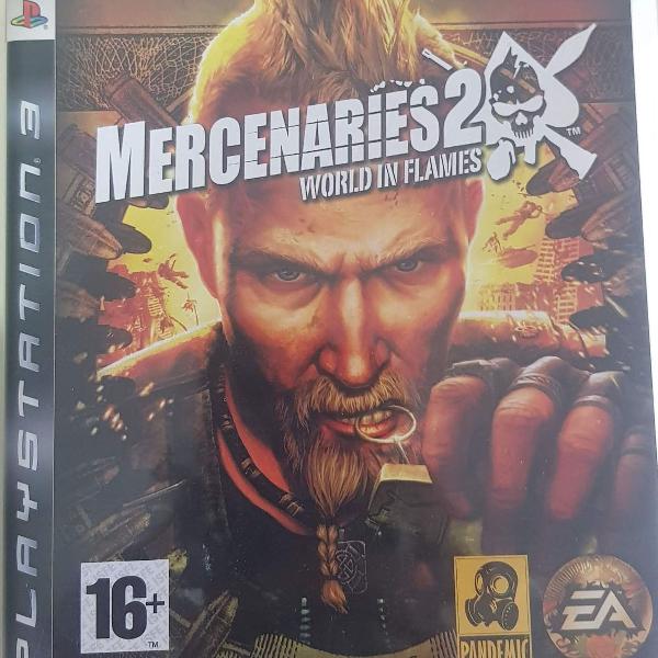 jogo mercenaries 2 world in flames - ps3