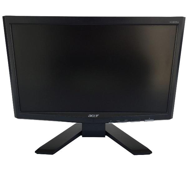 monitor acer x163w lcd 15.6 polegadas wide digital preto com