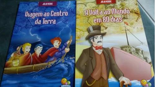 2 Livros Versão Infanto Juvenis Júlio Verne: A Volta Ao