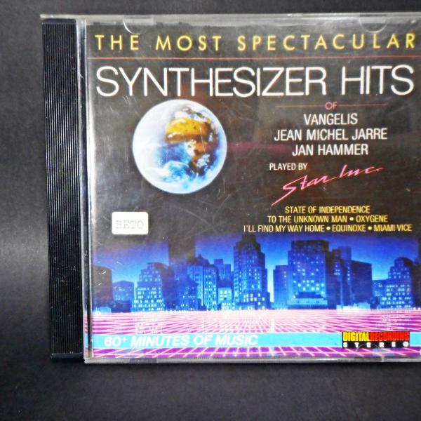 2 cd the most spectacular synthtsizer hits 1 e 2 ano de 1988