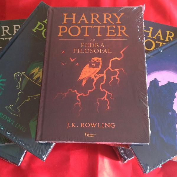 7 Livros Capa Dura Harry Potter Novos