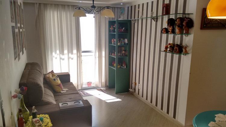 Apartamento com 53 metros de 3 dormitórios, sala, cozinha ,