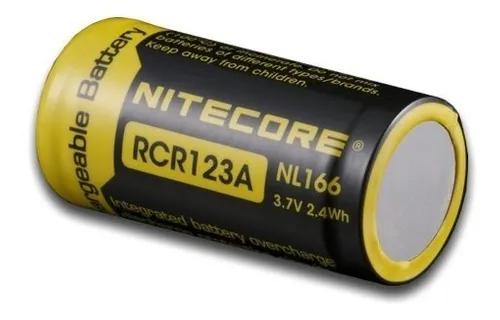 Bateria Recarregável Nitecore Rcr123a Nl166
