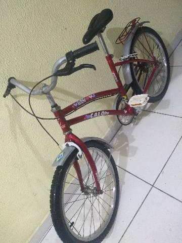 Bicicleta Caloi infantil aro 20 revisada para vender hoje de