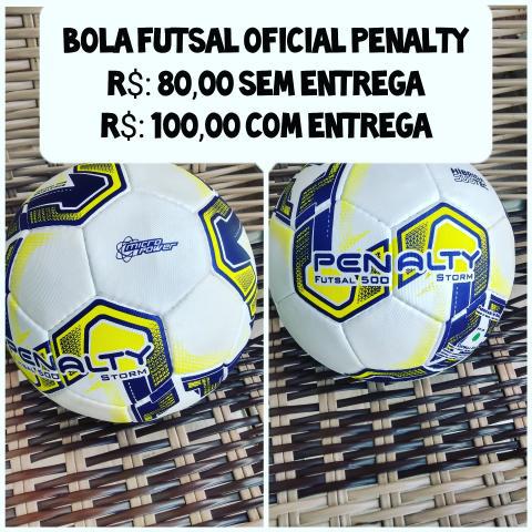 Bola de futsal oficial pênalty - r$: 80,00 (nunca usada)