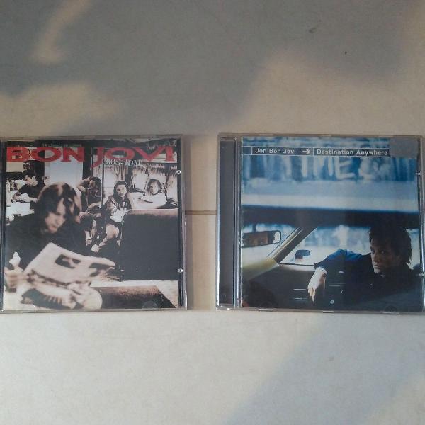 CDs do Bon Jovi e do Jon Bon Jovi