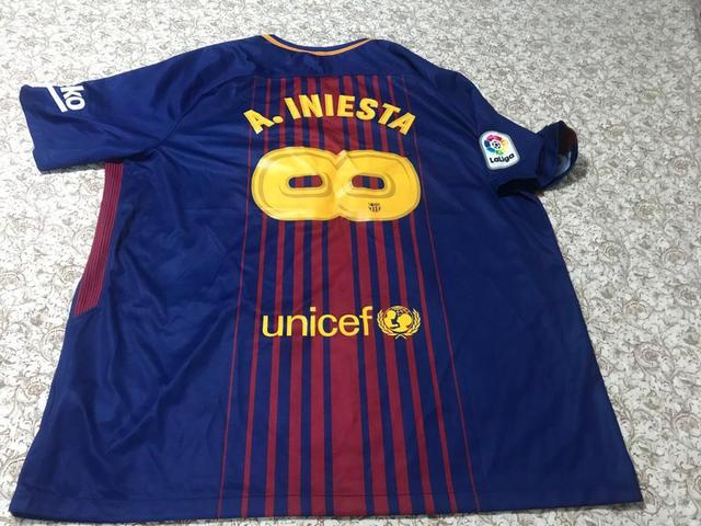 Camisa oficial do Barcelona - edição comemorativa da